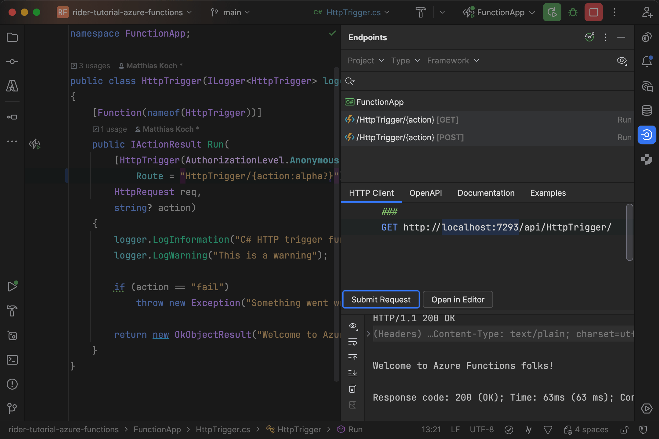 Endpoints Window