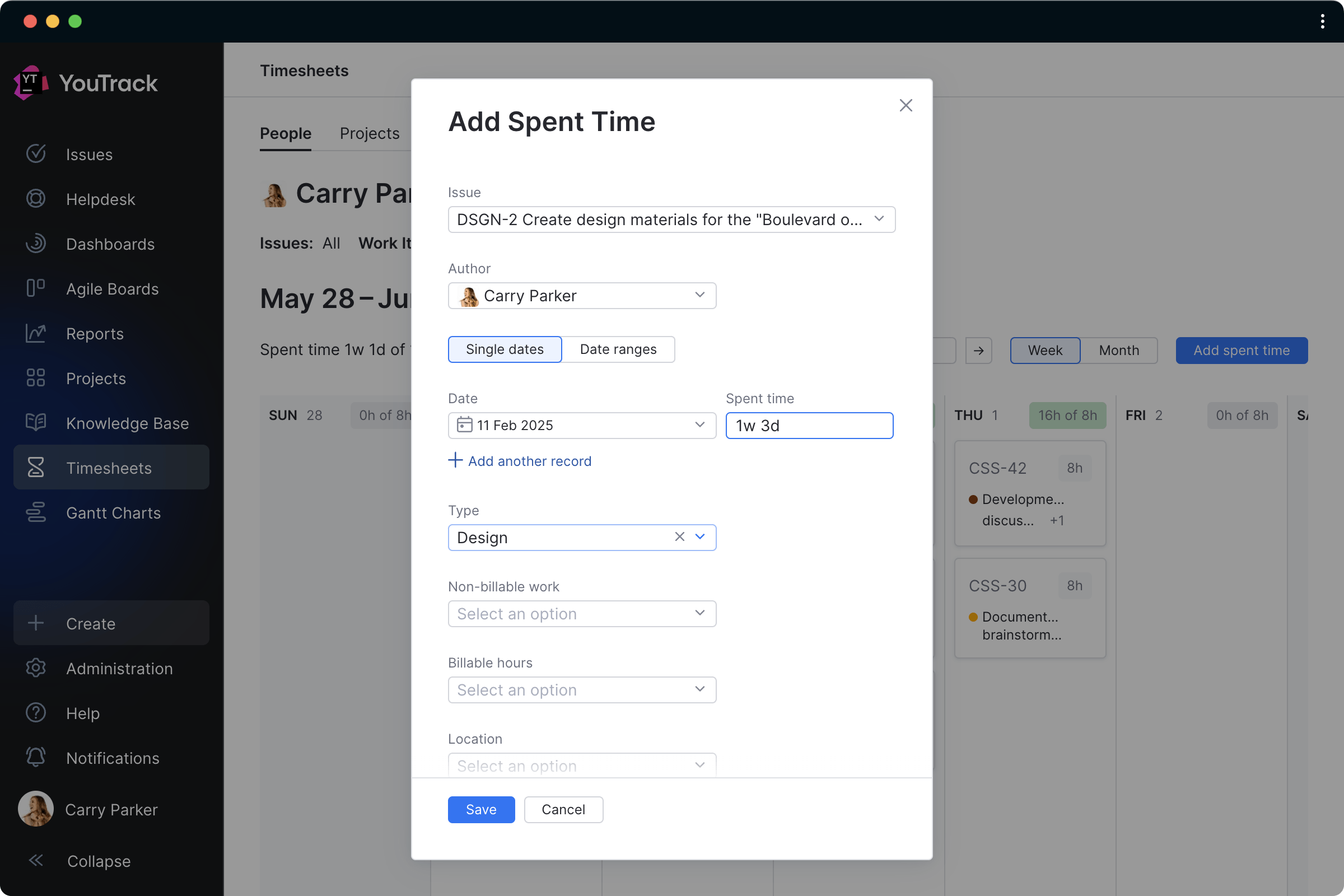 Timesheets